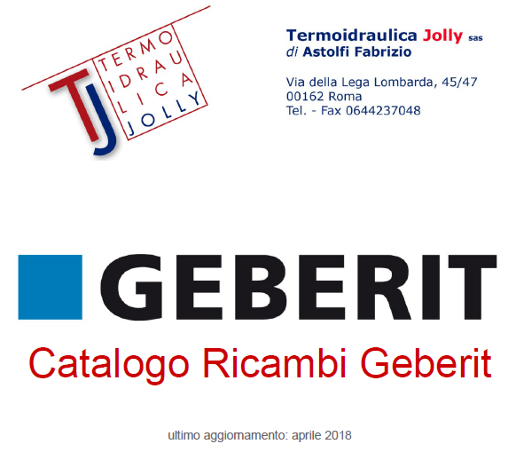 Ricambi Geberit - Termoidraulica Jolly Shop