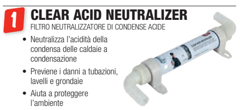 filtro neutralizzatore di condense acide gel a roma