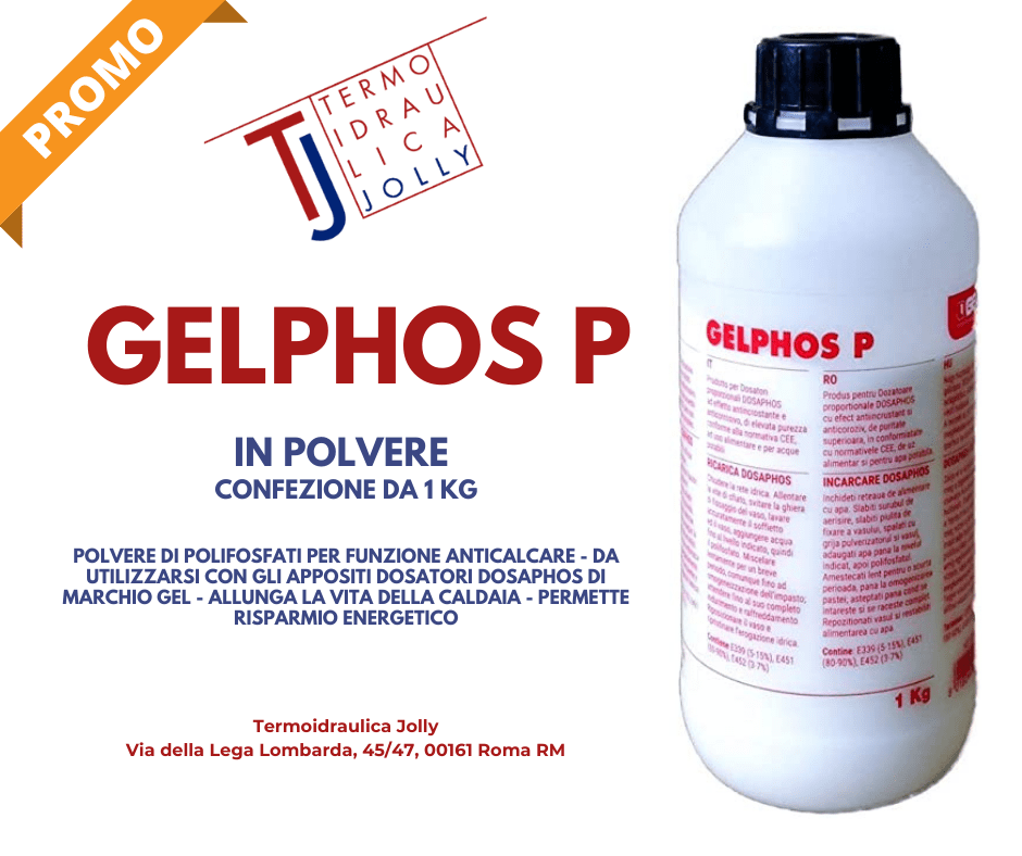 Ricarica Gelphos in polvere 1 kg - Termoidraulica Jolly Shop